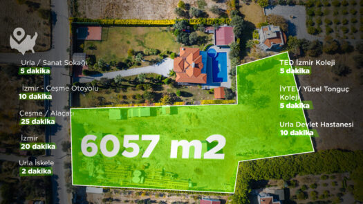 URLA’DA ÖZEL LOKASYON! DENİZE VE KOLEJLERE YAKIN YOLA CEPHELİ ARSA!